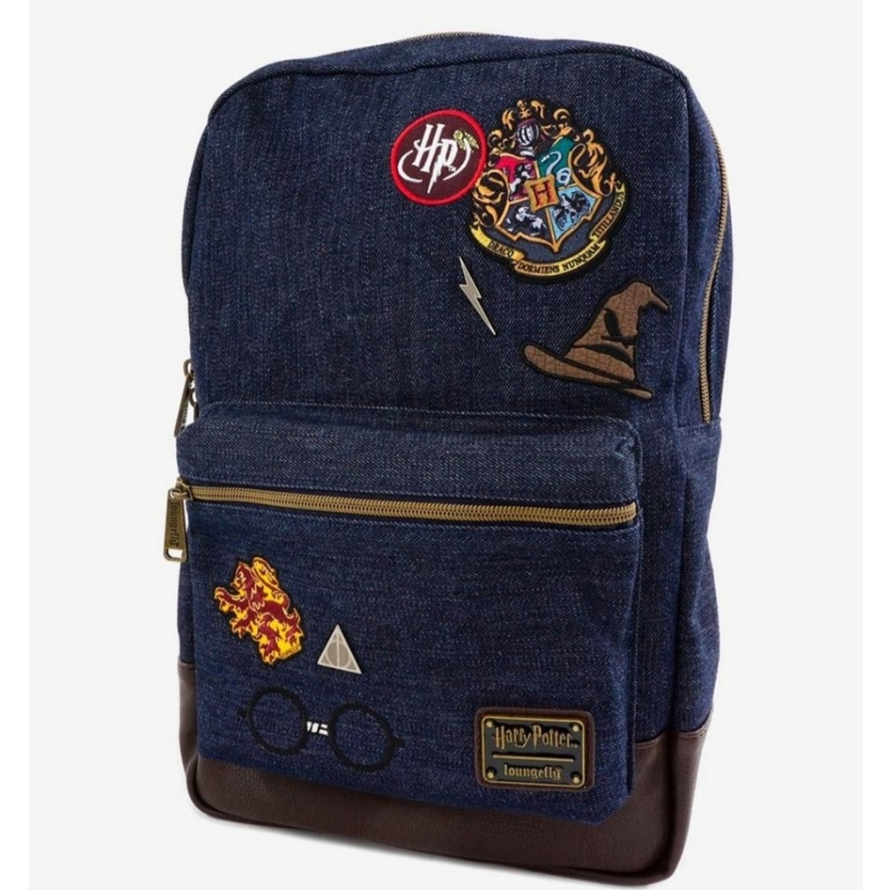 Loungefly Harry Potter Denim Backpack
